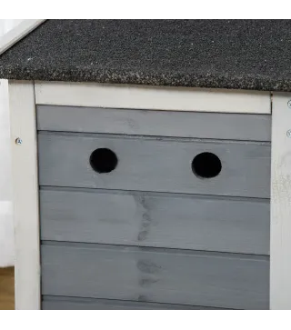 Conejera de Exterior de Madera