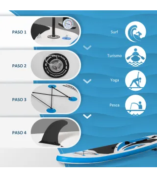 Tabla de Paddle Surf Hinchable