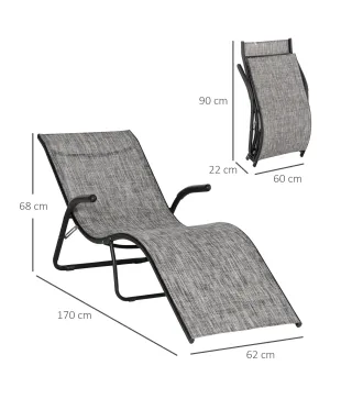Tumbona Plegable