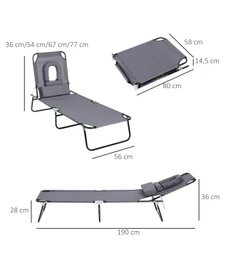 Tumbona Plegable