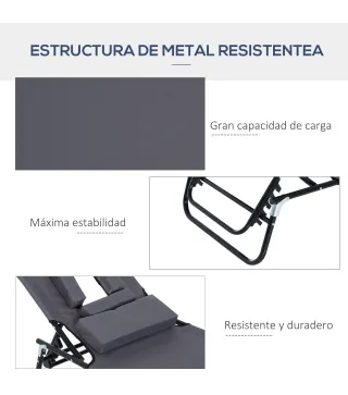 Tumbona Plegable