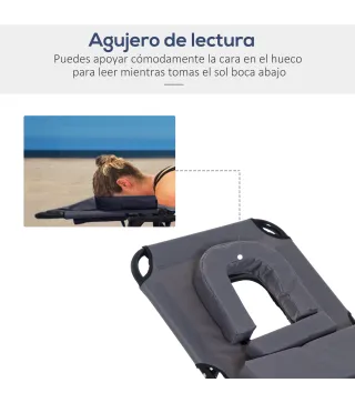 Tumbona Plegable