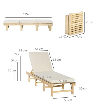 Tumbona Plegable