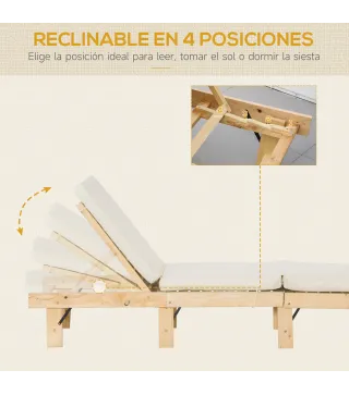 Tumbona Plegable
