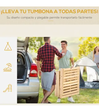 Tumbona Plegable