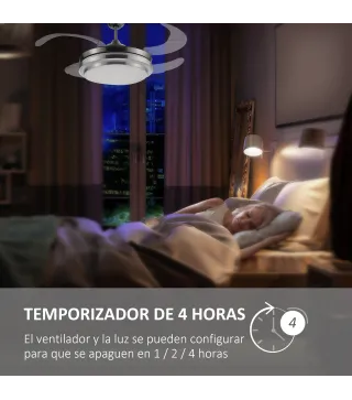 Ventilador de Techo con Luz