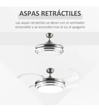 Ventilador de Techo con Luz