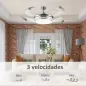 Ventilador de Techo con Luz