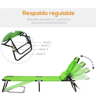 Tumbona Plegable
