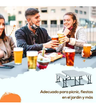 Mesa y Bancos