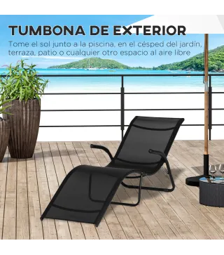 Tumbona Plegable