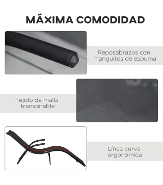 Tumbona Plegable