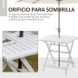Mesa de Jardín Plegable