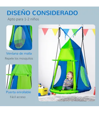 Columpio con Tienda