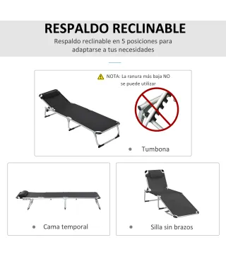 Tumbona Plegable