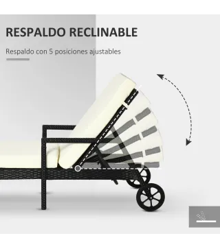 Tumbonas de Ratán