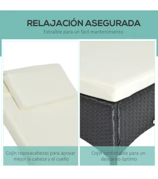 Tumbona de Ratán