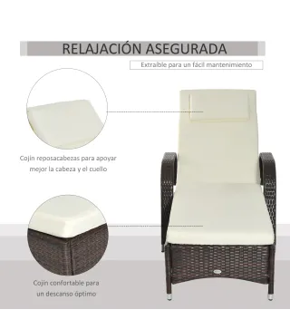 Tumbona de Ratán