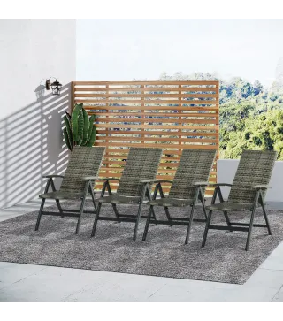 Silla Plegable Ratán