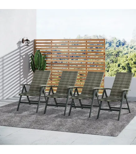 Silla Plegable Ratán