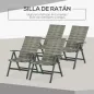 Silla Plegable Ratán Silla Plegable Ratán