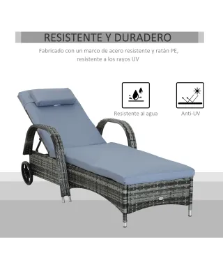 Tumbona de Ratán