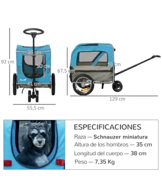 Remolque para Perros
