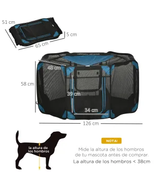 Parque Mascotas Plegable