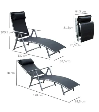 Tumbona Plegable
