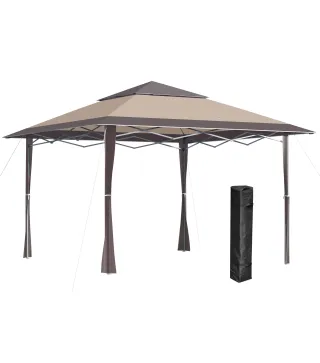 Cenador Plegable con Doble Techo