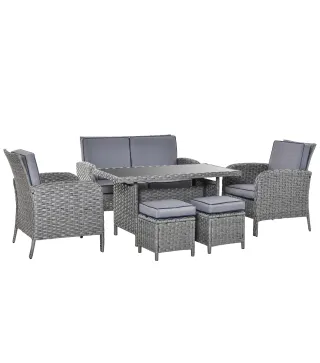 Conjunto de Muebles de Ratán