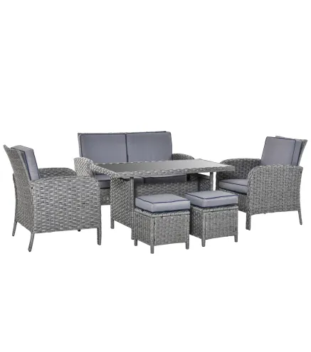 Conjunto de Muebles de Ratán
