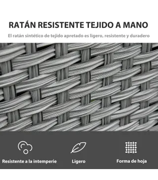 Conjunto de Muebles de Ratán