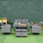 Conjunto de Muebles de Ratán Conjunto de Muebles de Ratán