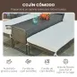 Conjunto 2 Tumbonas y 1 Mesa de Ratán Conjunto 2 Tumbonas y 1 Mesa de Ratán