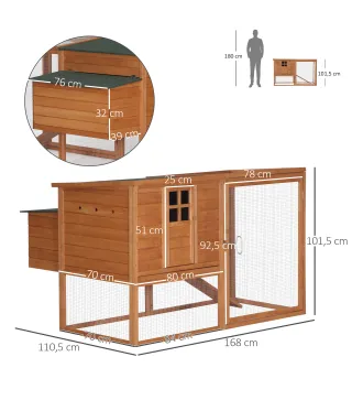 Gallinero de Madera Exterior