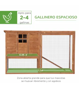 Gallinero de Madera Exterior
