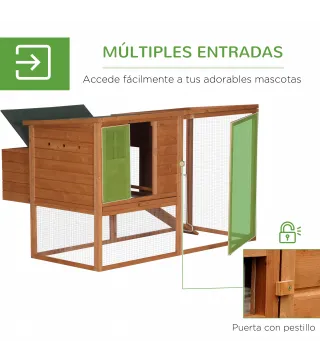 Gallinero de Madera Exterior