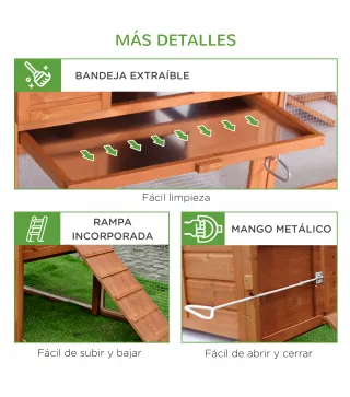 Gallinero de Madera Exterior