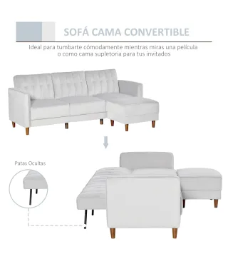 Sofá Cama de 3 Plazas