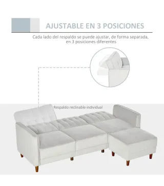 Sofá Cama de 3 Plazas