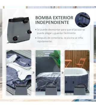 Spa Hinchable Piscina de hidromasaje