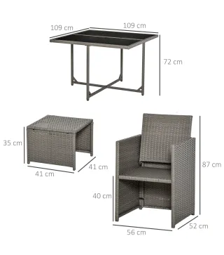 Conjunto de Muebles de Jardín
