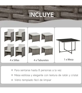Conjunto de Muebles de Jardín