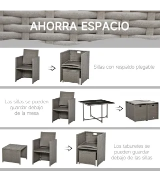 Conjunto de Muebles de Jardín
