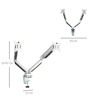 Soporte Monitor Doble