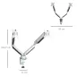 Soporte Monitor Doble