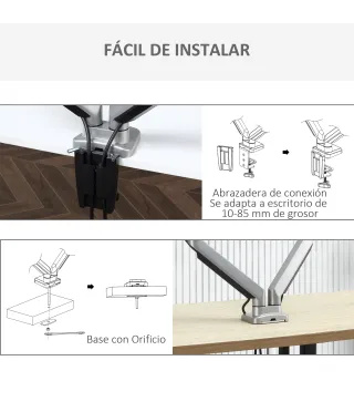 Soporte Monitor Doble