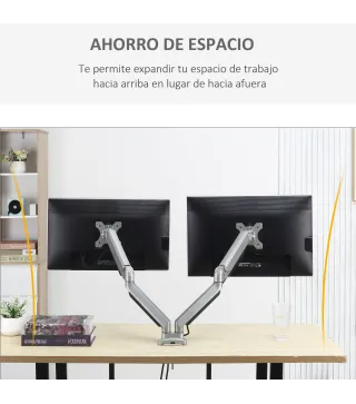 Soporte Monitor Doble