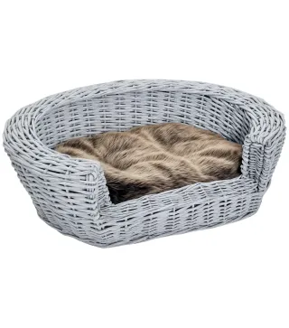 Cama para Perros de Mimbre